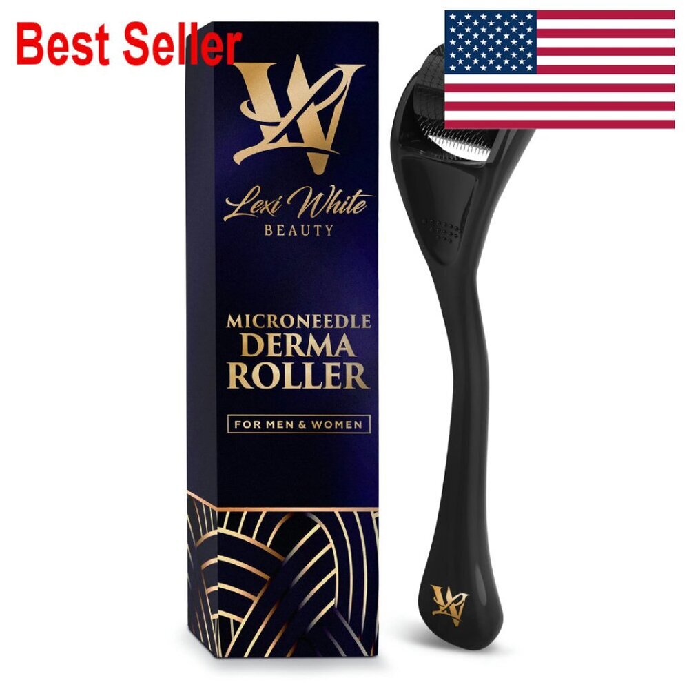Titanium Microneedling Roller for Face Scalp Beard Skin Care Tool